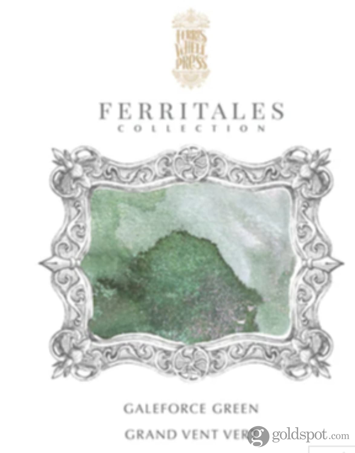 Ferris Wheel Press Bottled Ink in Galeforce Green - 20mL Bottled Ink