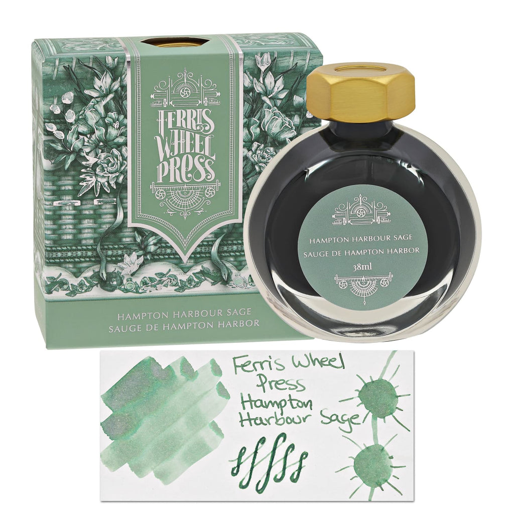 Ferris Wheel Press Bottled Ink in Hampton Harbour Sage - 38ml Ink Bottled Ink