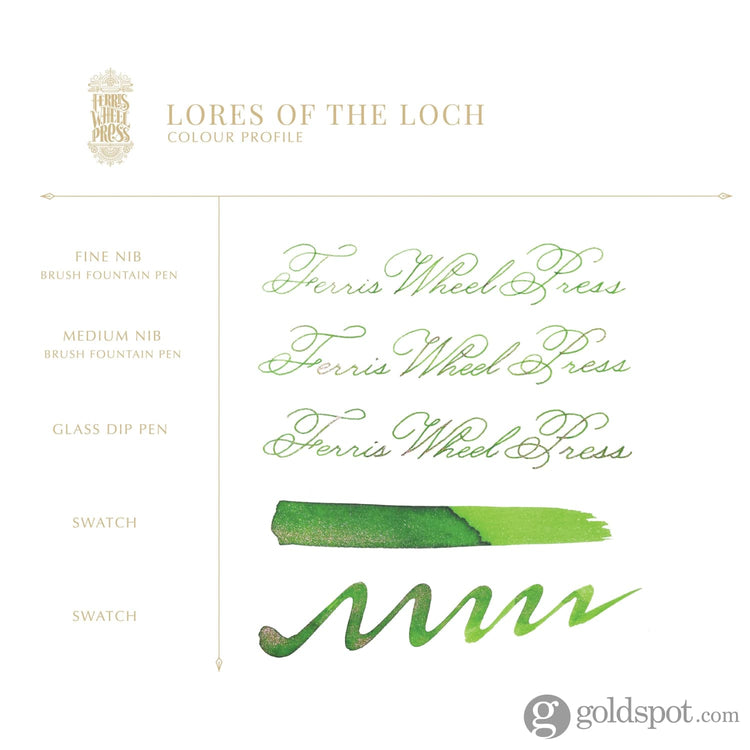 Ferris Wheel Press Bottled Ink in Lores of the Loch - 20 mL Bottled Ink