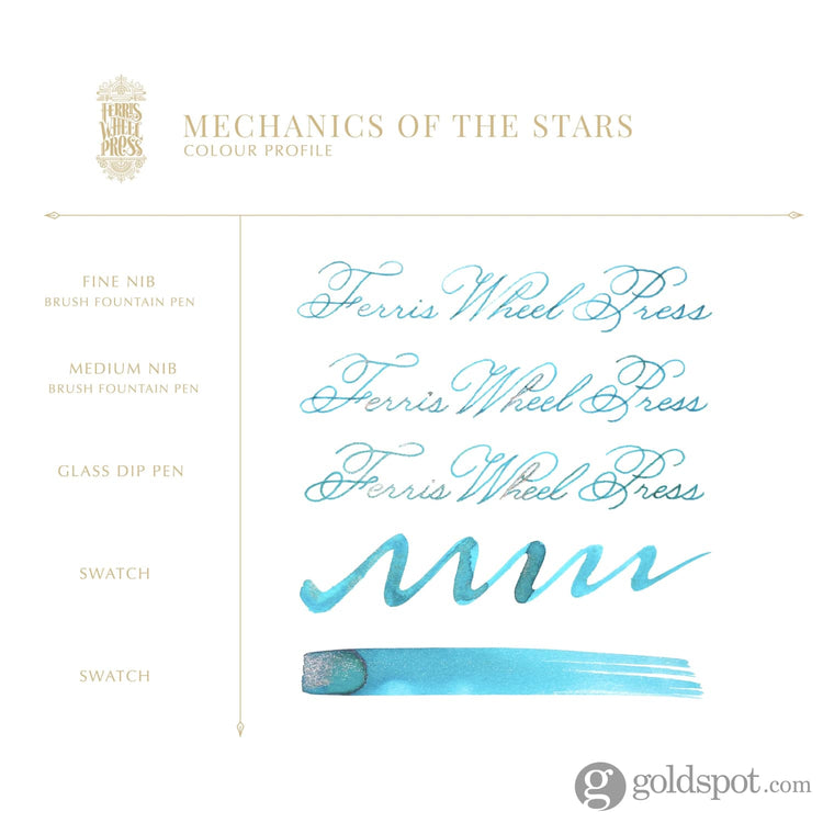 Ferris Wheel Press Bottled Ink in Mechanics of the Stars Bottled Ink