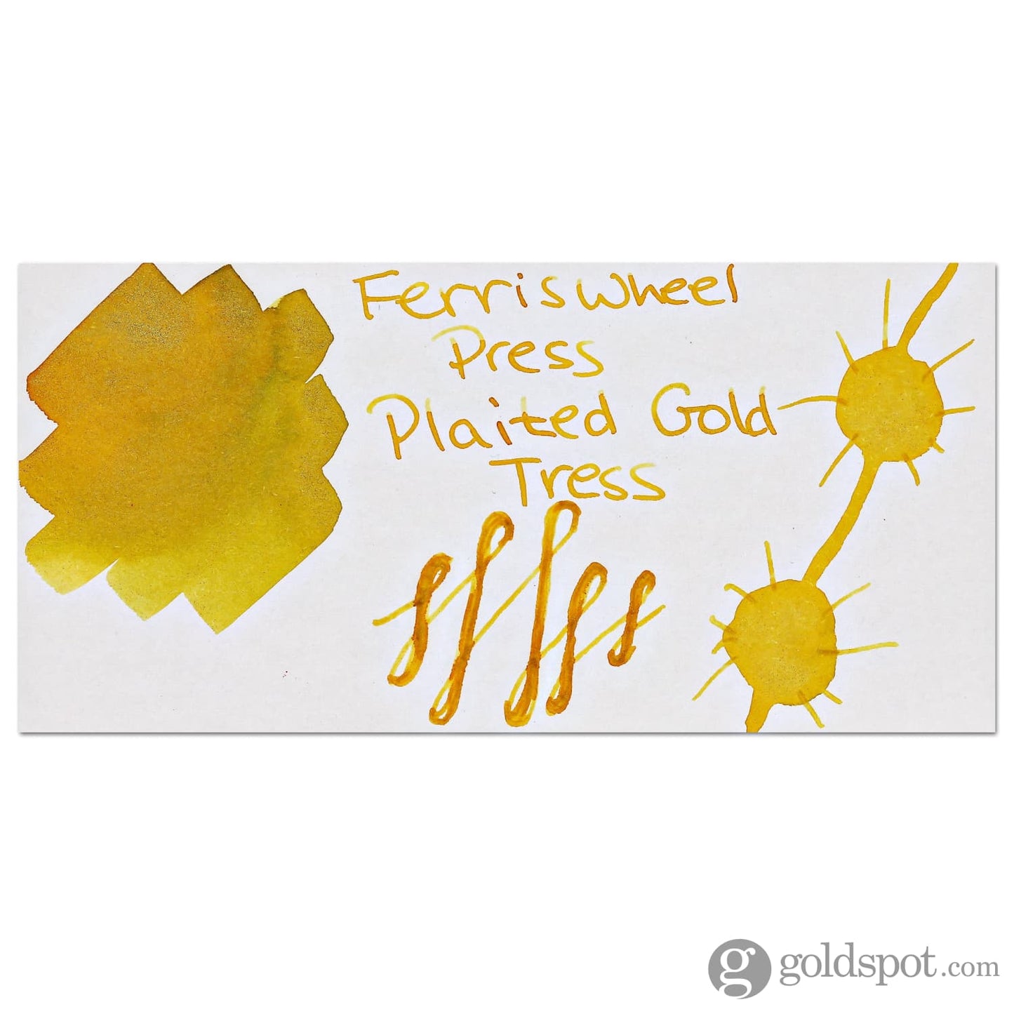 Ferris Wheel Press Bottled Ink in Plaited Gold Tress - 20 mL Bottled Ink
