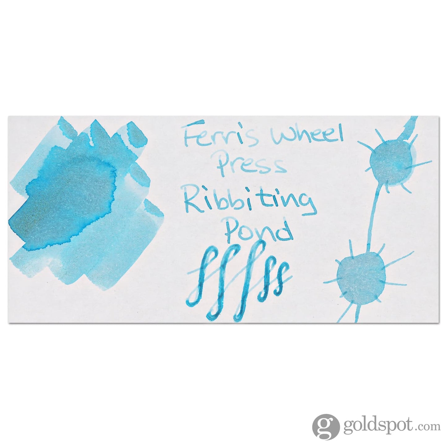 Ferris Wheel Press Bottled Ink in The Ribbiting Pond - 20 mL Bottled Ink