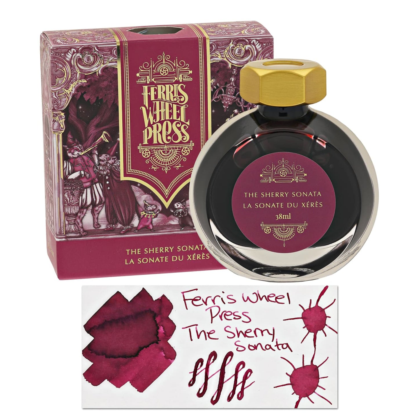 Ferris Wheel Press Bottled Ink in The Sherry Sonata - 38 mL Bottled Ink