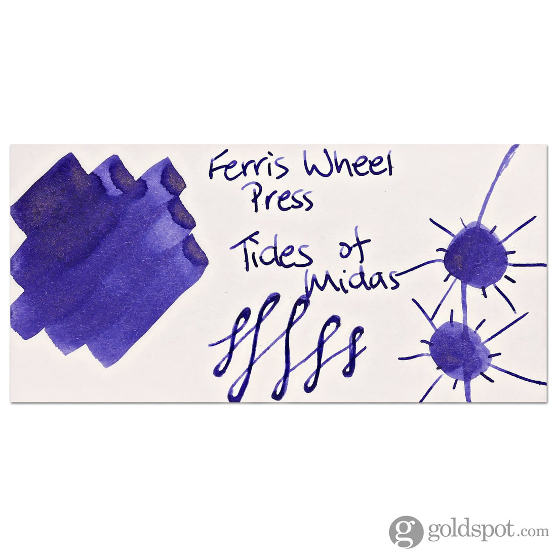 Ferris Wheel Press Bottled Ink in Tides of Midas - 20 mL - Goldspot Pens