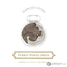 Ferris Wheel Press Bottled Ink Pot in Leadcast Letters - 10mL Bottled Ink