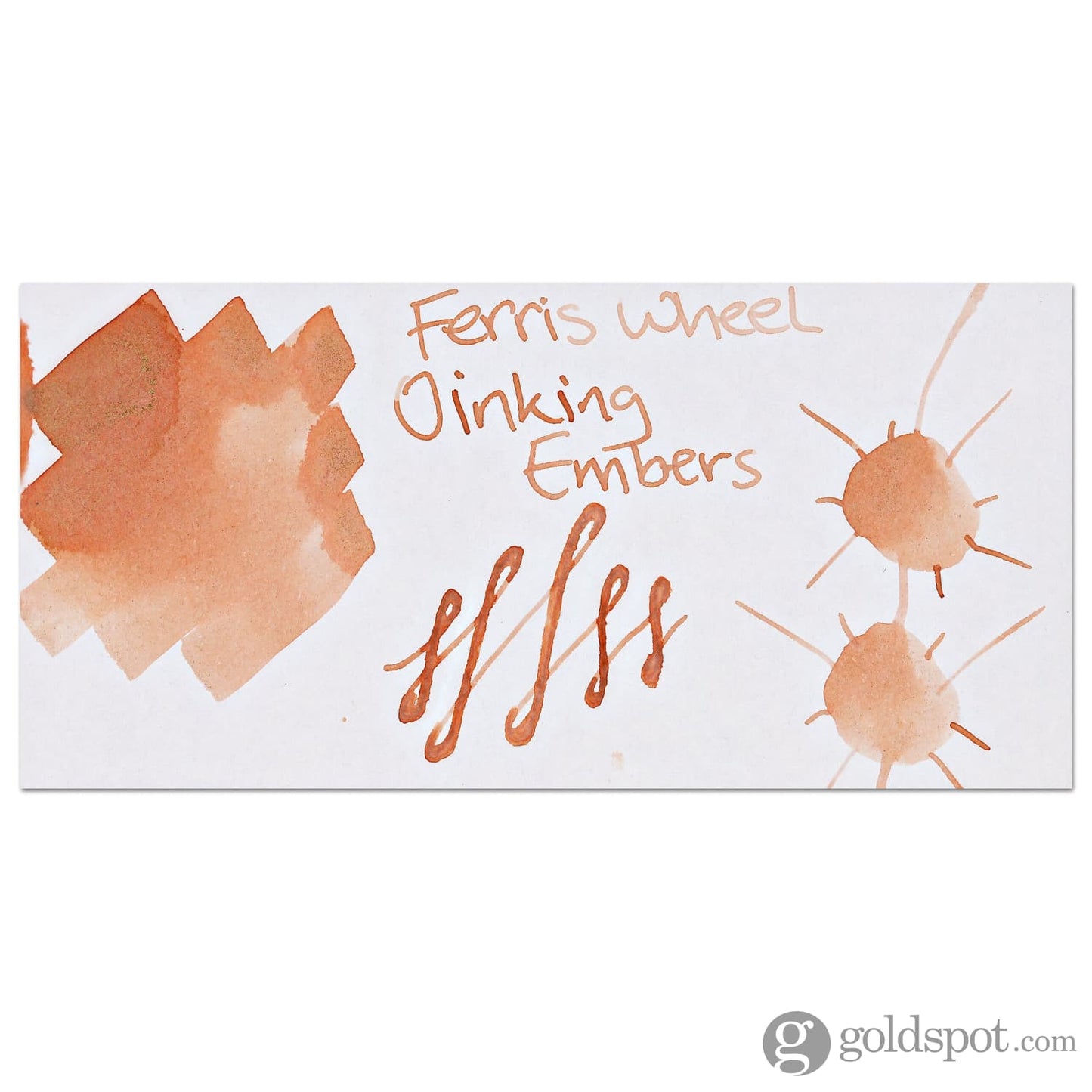 Ferris Wheel Press Bottled Ink Pot in Oinking Embers - 10mL Bottled Ink