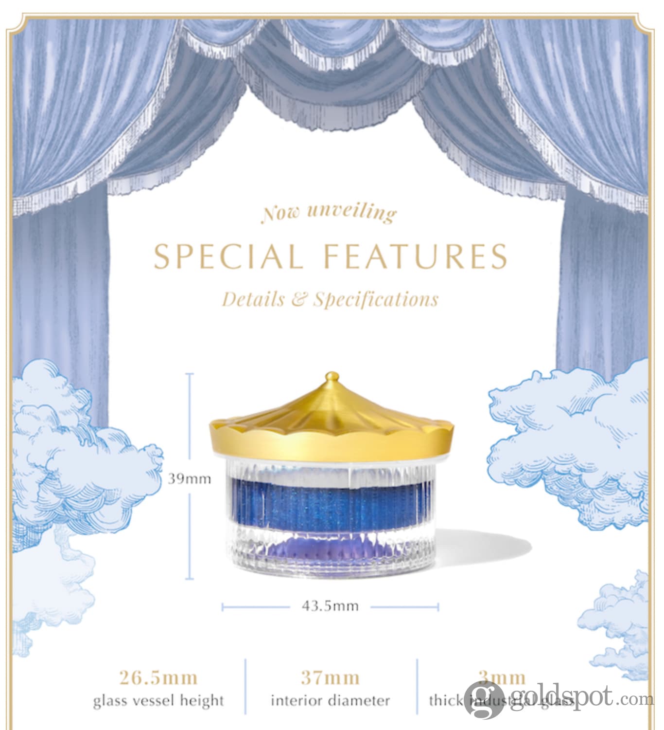 Ferris Wheel Press Carousel Inkwell First Edition Accessories