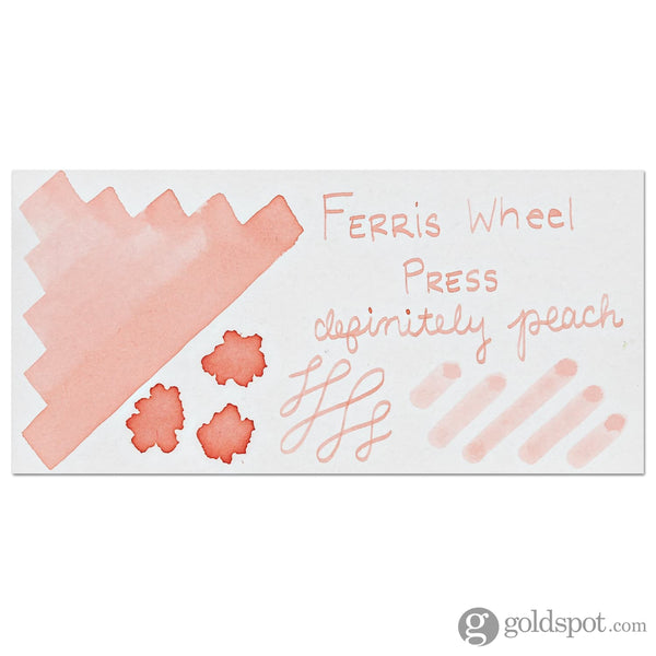 Ferris Wheel Press Bottle Ink in Definitely Peach - 38 mL Bottled Ink