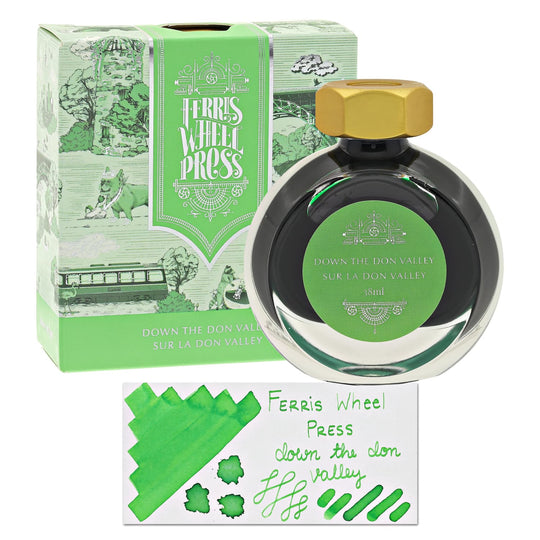 Ferris Wheel Press Down the Don Valley Shimmer Bottled Ink - 38 mL