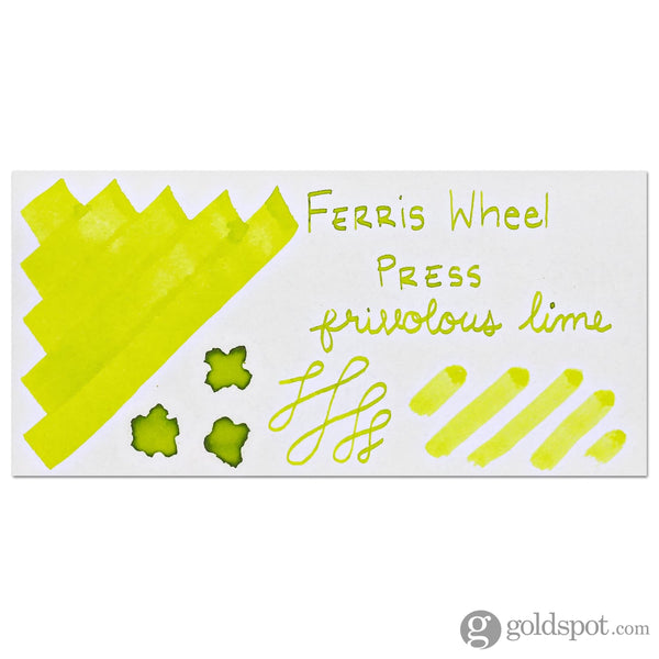 Ferris Wheel Press Bottle Ink in Frivolous Lime - 38 mL Bottled Ink