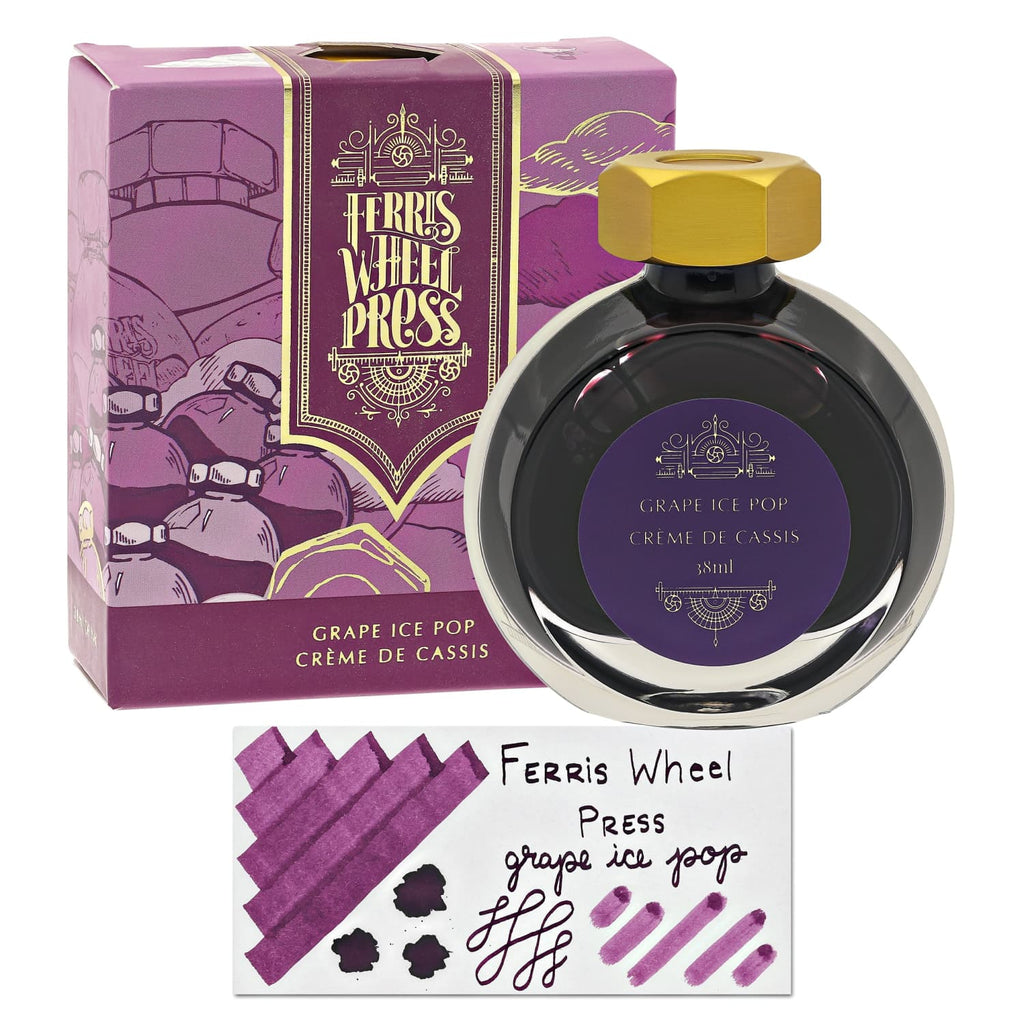Ferris Wheel Press Bottle Ink in Grape Ice Pop - 38 mL Bottled Ink