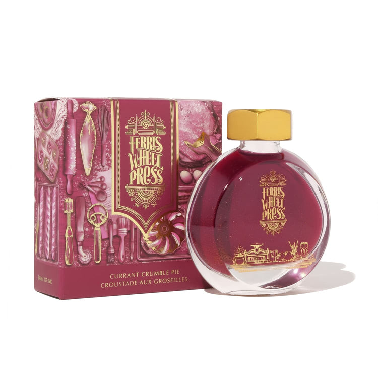 Ferris Wheel Press in Currant Crumble Pie Shimmer Bottled Ink - 38 mL Bottled Ink