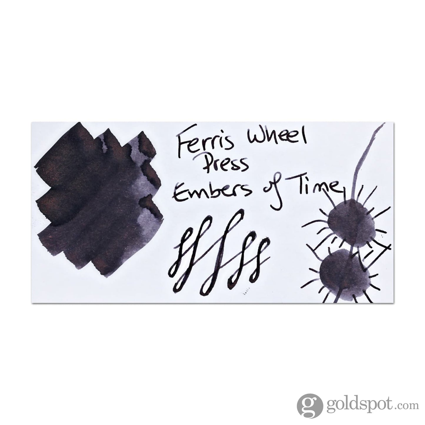 Ferris Wheel Press in Embers of Time Shimmer Bottled Ink - 10 mL Bottled Ink