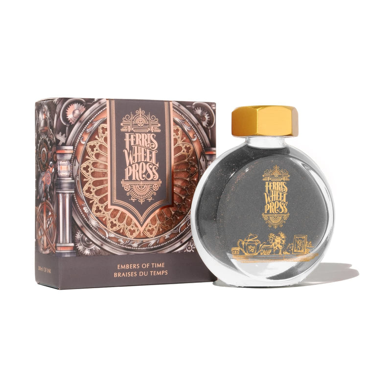 Ferris Wheel Press in Embers of Time Shimmer Bottled Ink - 38 mL Bottled Ink