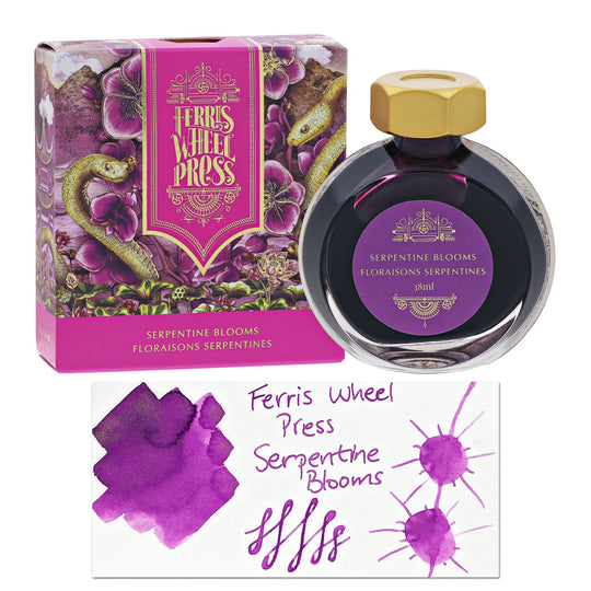 Ferris Wheel Press in Serpentine Blooms Shimmer Bottled Ink - 38 mL