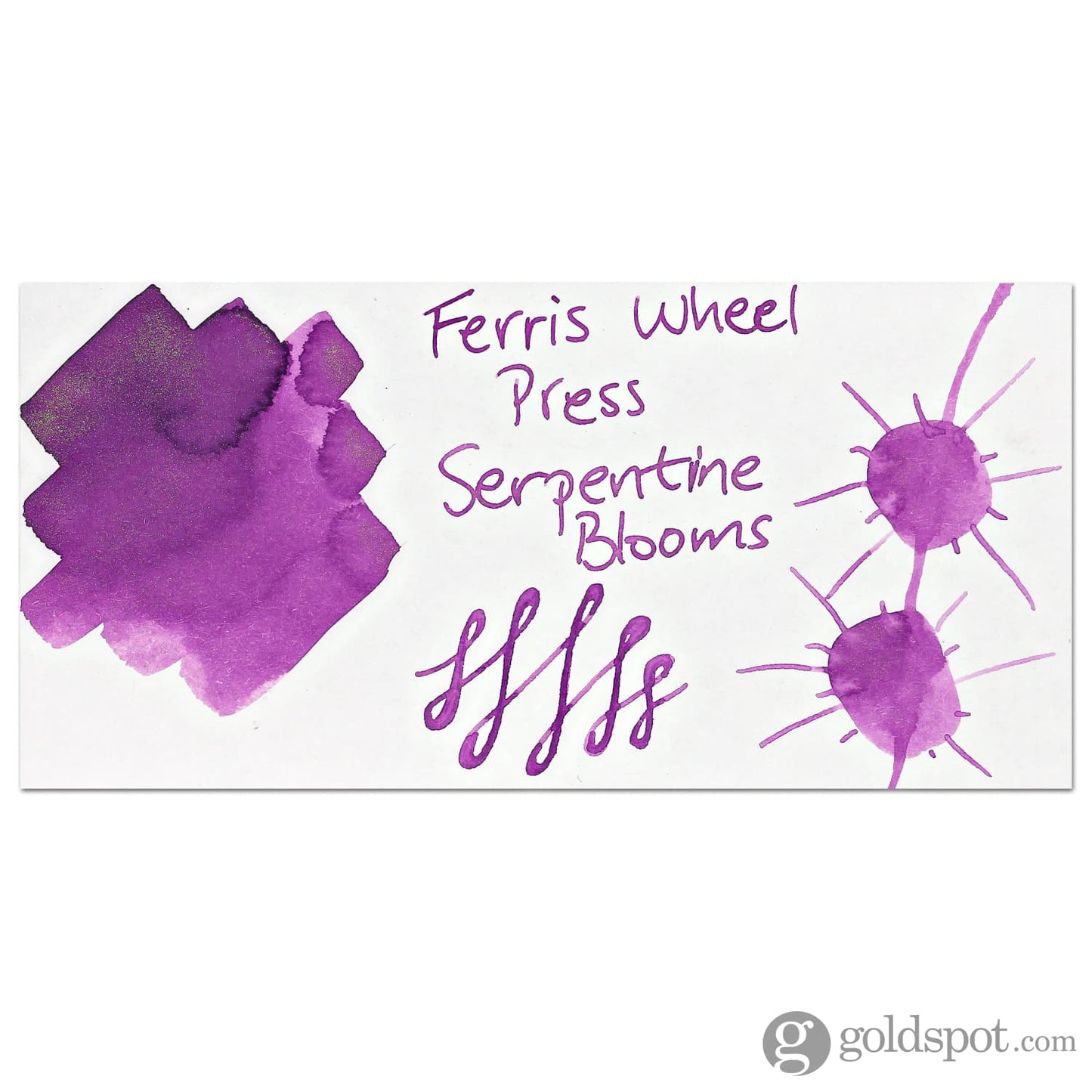 Ferris Wheel Press in Serpentine Blooms Shimmer Bottled Ink - 38 mL Bottled Ink