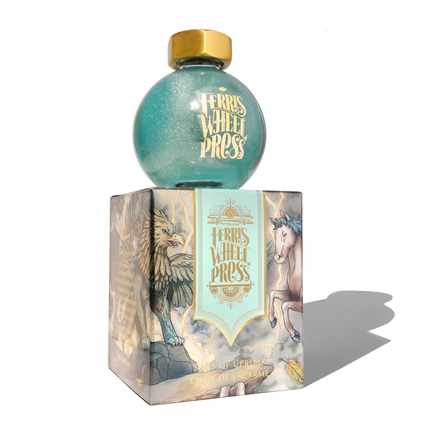 Ferris Wheel Press in Skies of Uproar Shimmer Bottled Ink - 20 mL Bottled Ink