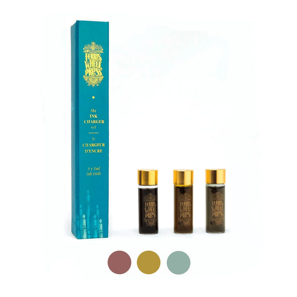 Ferris Wheel Press Ink Charger Set - The Moss Park Collection Bottled Ink