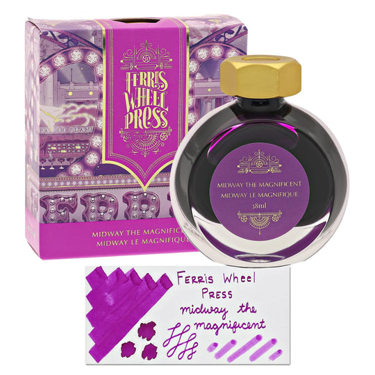 Ferris Wheel Press Midway the Magnificent Shimmer Bottle Ink - 38 mL