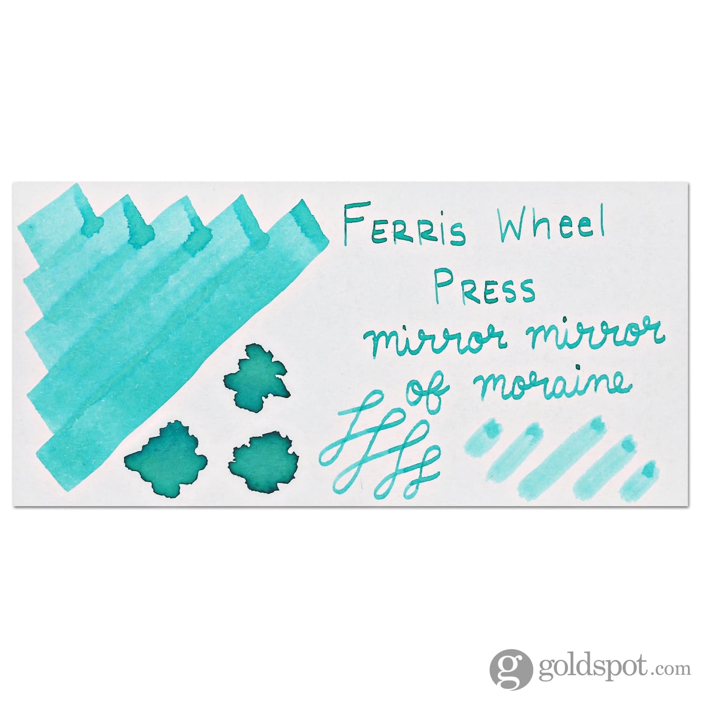 Ferris Wheel Press Bottle Ink in Mirror Mirror of Moraine - 38 mL Bottled Ink