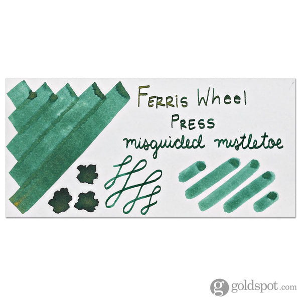 Ferris Wheel Press Shimmer Bottle Ink in Misguided Mistletoe - 38 mL Bottled Ink