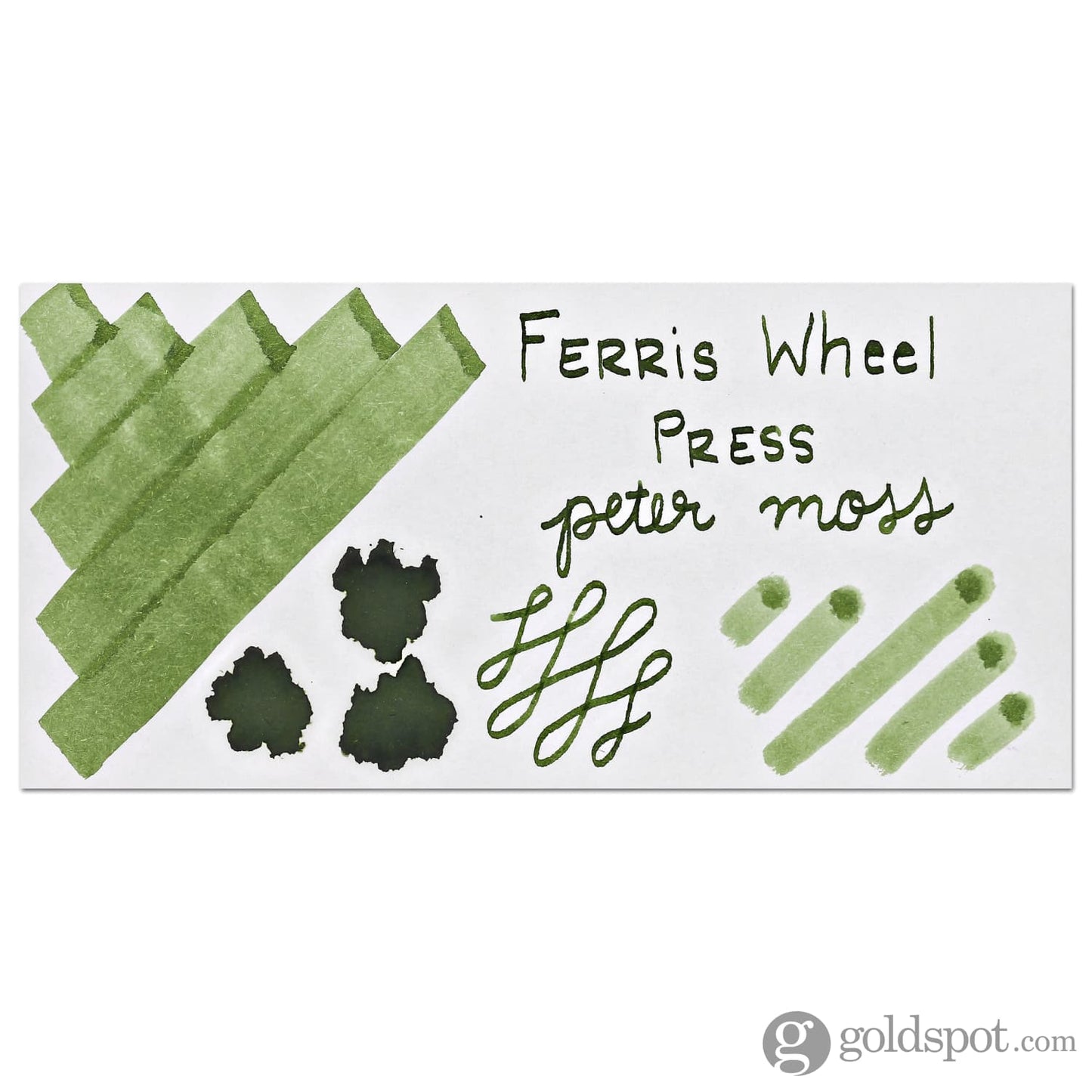 Ferris Wheel Press Bottle Ink in Peter Moss - 38 mL Bottled Ink