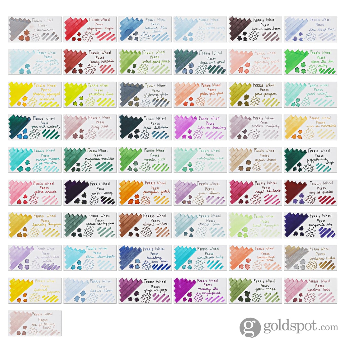 Ferris Wheel Press Bottle Ink in Pumpkin Patch - 38 mL Bottled Ink