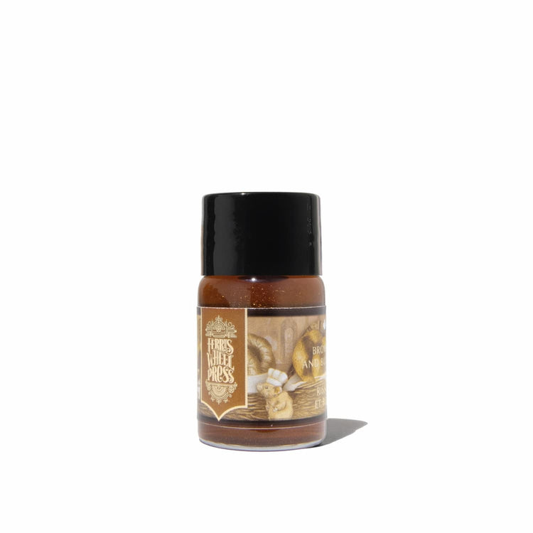 Ferris Wheel Press Shimmer Bottled Ink in Browned and Buttered - 10 mL Bottled Ink