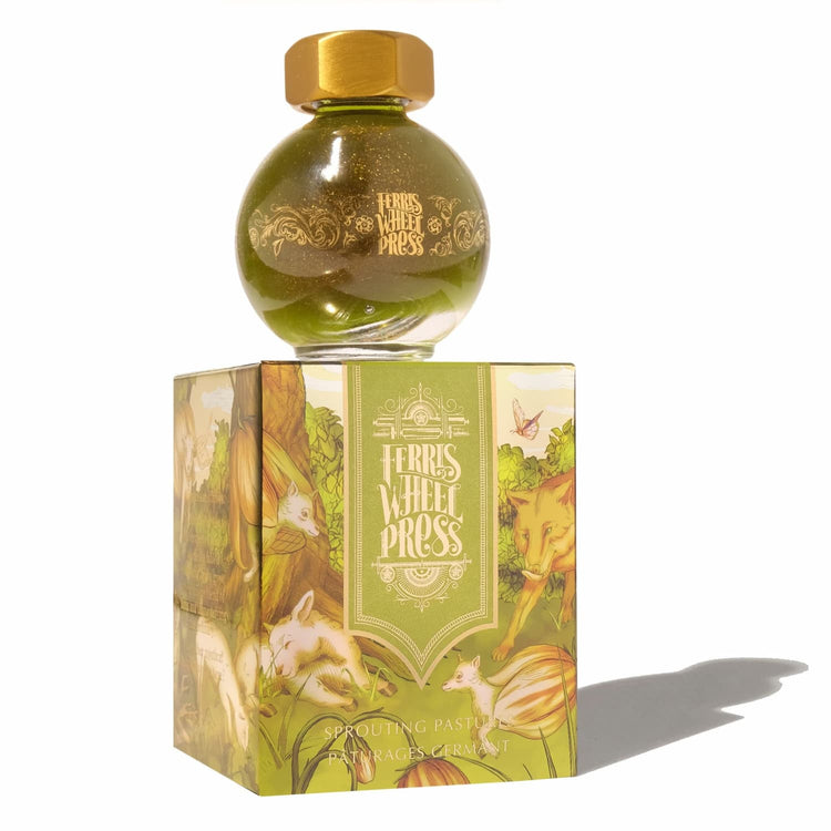 Ferris Wheel Press Shimmer Bottled Ink in Sprouting Pastures - 20 mL Bottled Ink