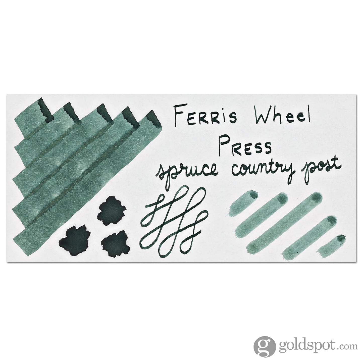 Ferris Wheel Press Bottle Ink in Spruce County Post - 38 mL Bottled Ink