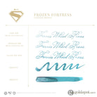 Ferris Wheel Press Superman Themed Bottled Ink in Frozen Fortress - 10 mL Bottled Ink