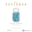 Ferris Wheel Press Superman Themed Bottled Ink in Frozen Fortress - 28 mL Bottled Ink