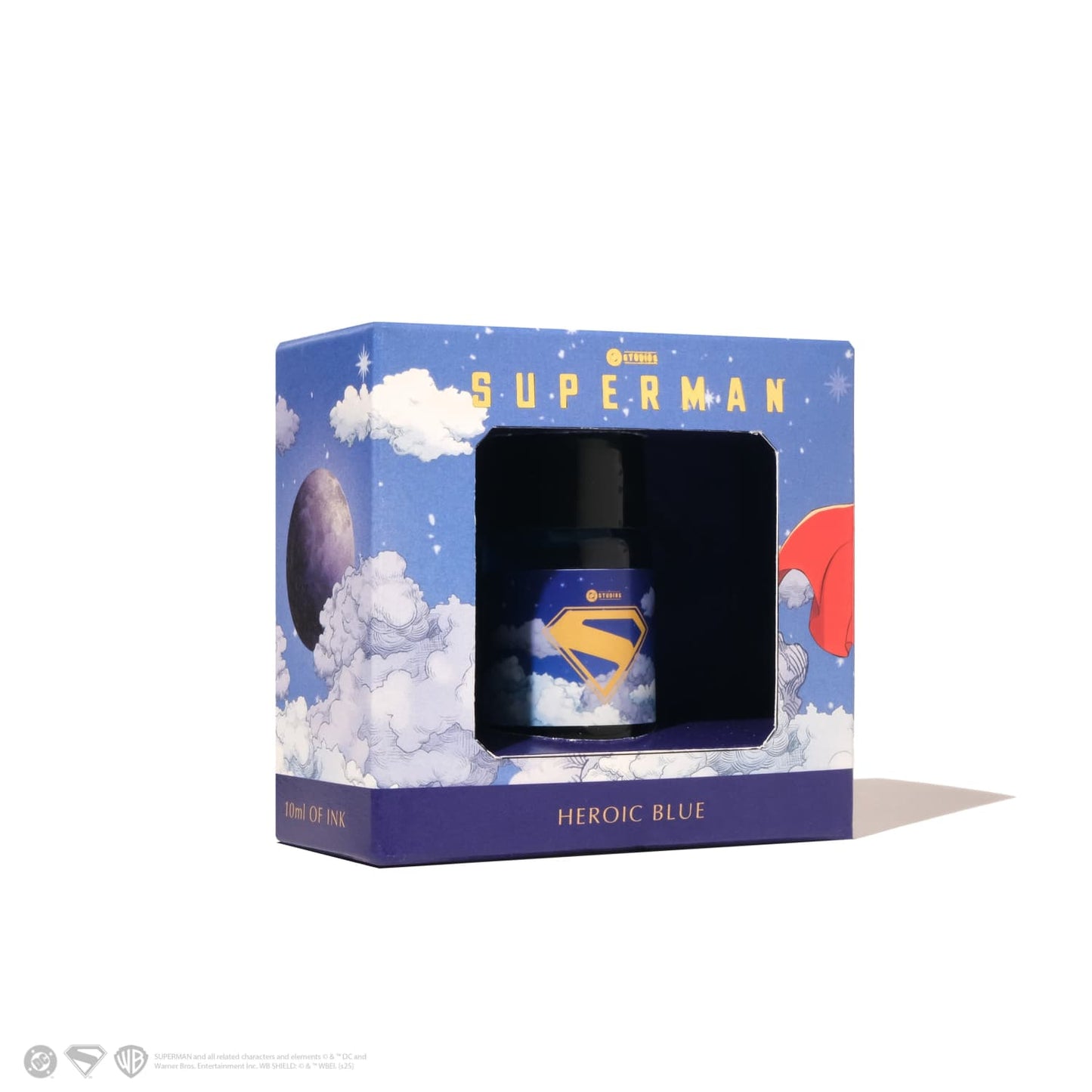 Ferris Wheel Press Superman Themed Bottled Ink in Heroic Blue - 10 mL Bottled Ink