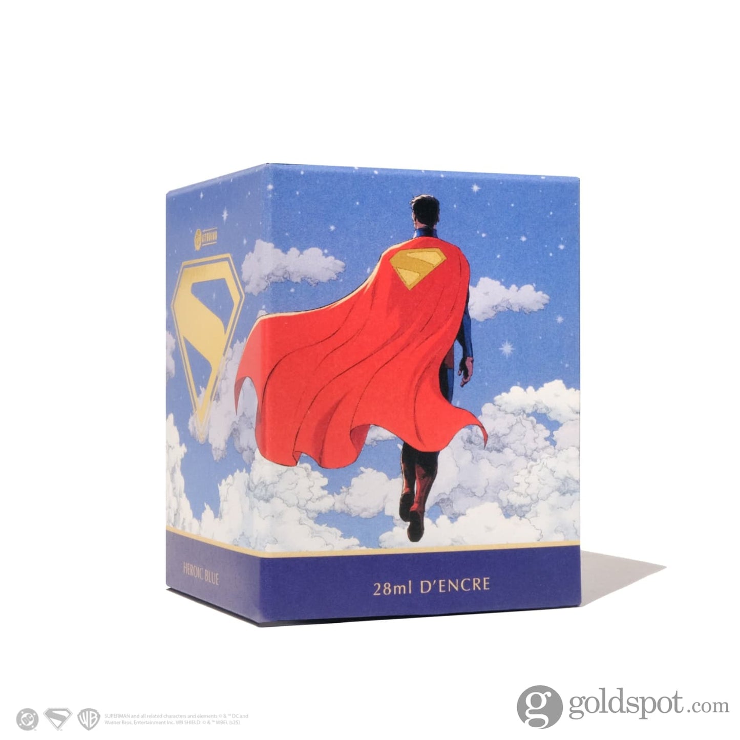 Ferris Wheel Press Superman Themed Bottled Ink in Heroic Blue - 10 mL Bottled Ink