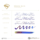 Ferris Wheel Press Superman Themed Bottled Ink in Heroic Blue - 28 mL Bottled Ink