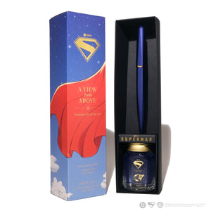 Ferris Wheel Press Superman Themed Pen & Ink Set in A View From Above Pen and Pencil Sets