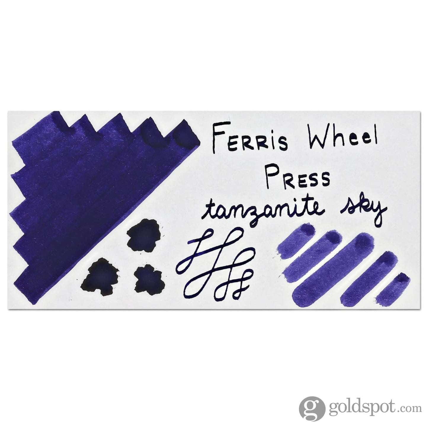 Ferris Wheel Press Bottle Ink in Tanzanite Velvet - 38 mL Bottled Ink