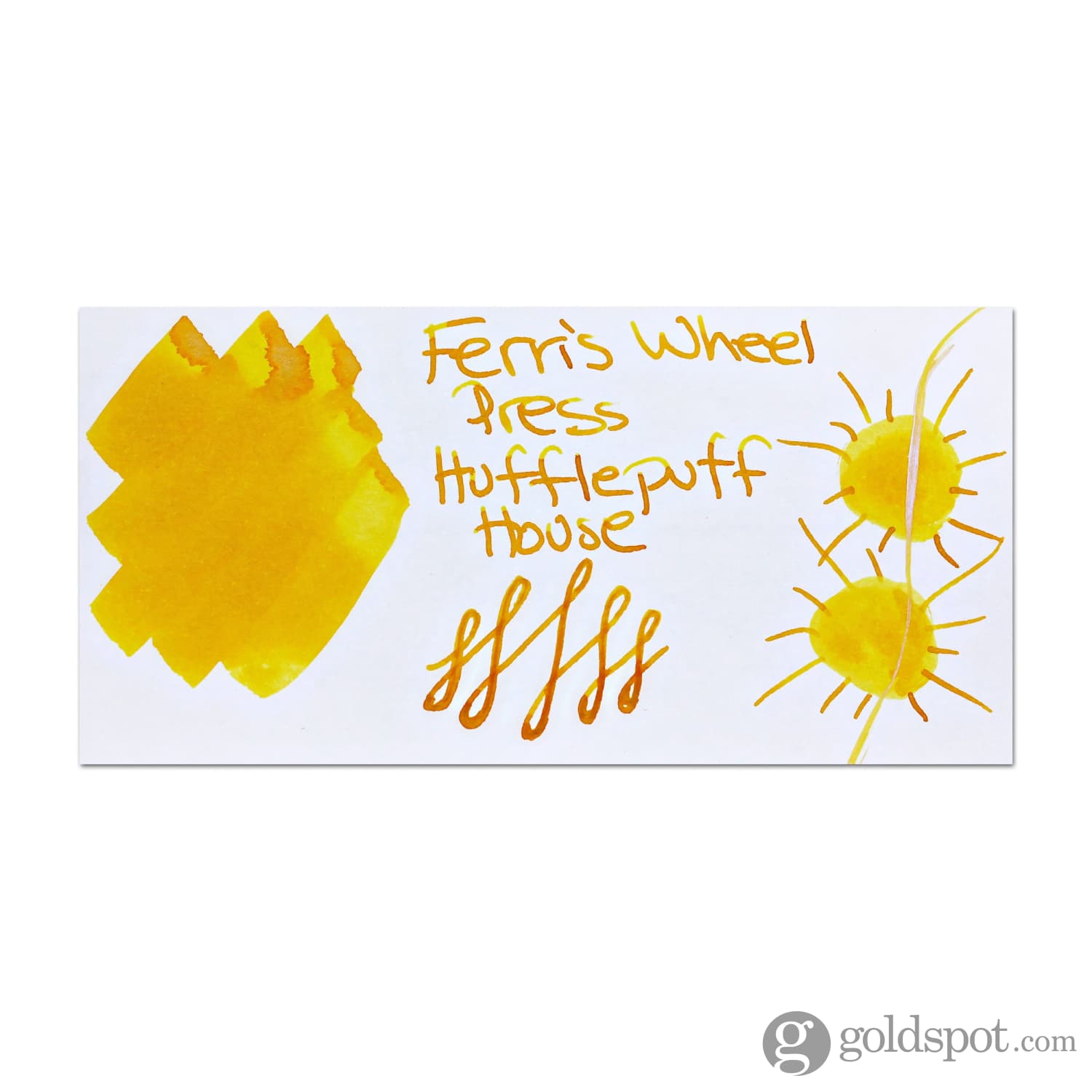 Ferris Wheel Press x Harry Potter Bottled Ink in Hufflepuff - 38