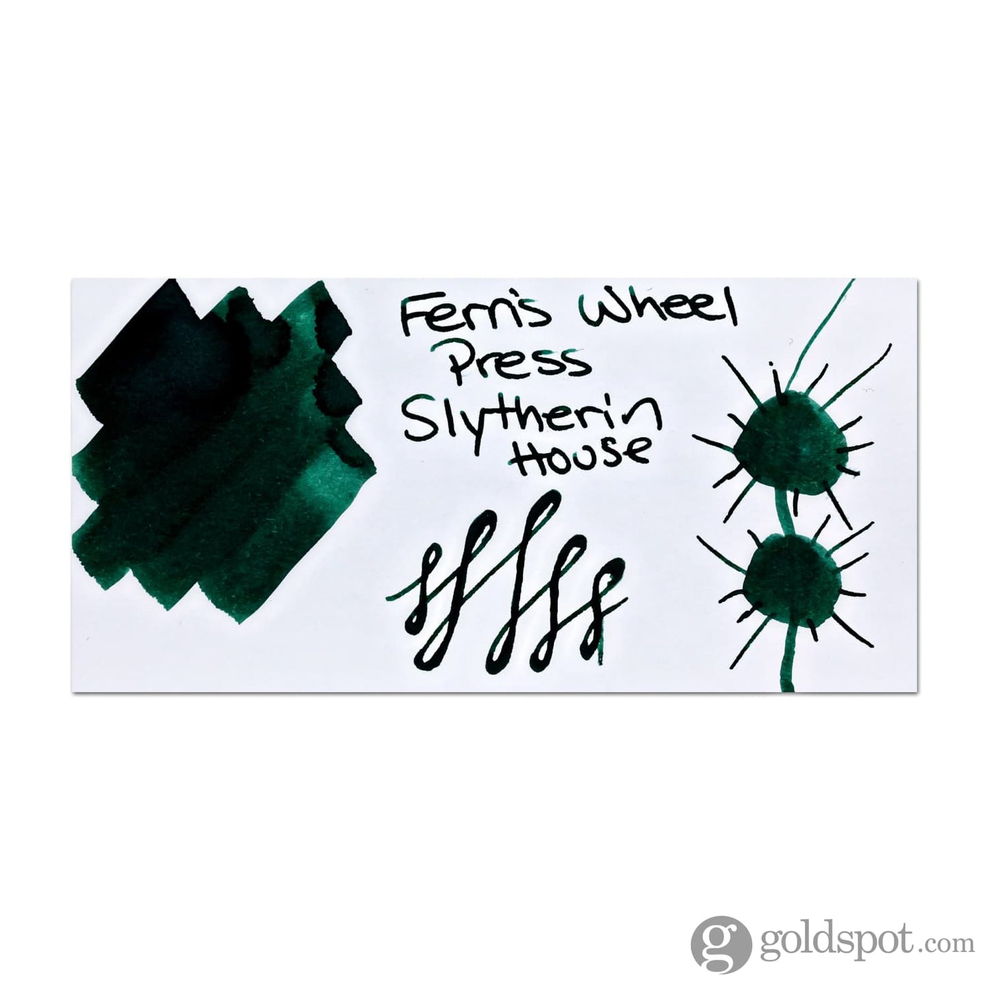 Ferris Wheel Press x Harry Potter Bottled Ink in Slytherin - 38 mL Bottled Ink