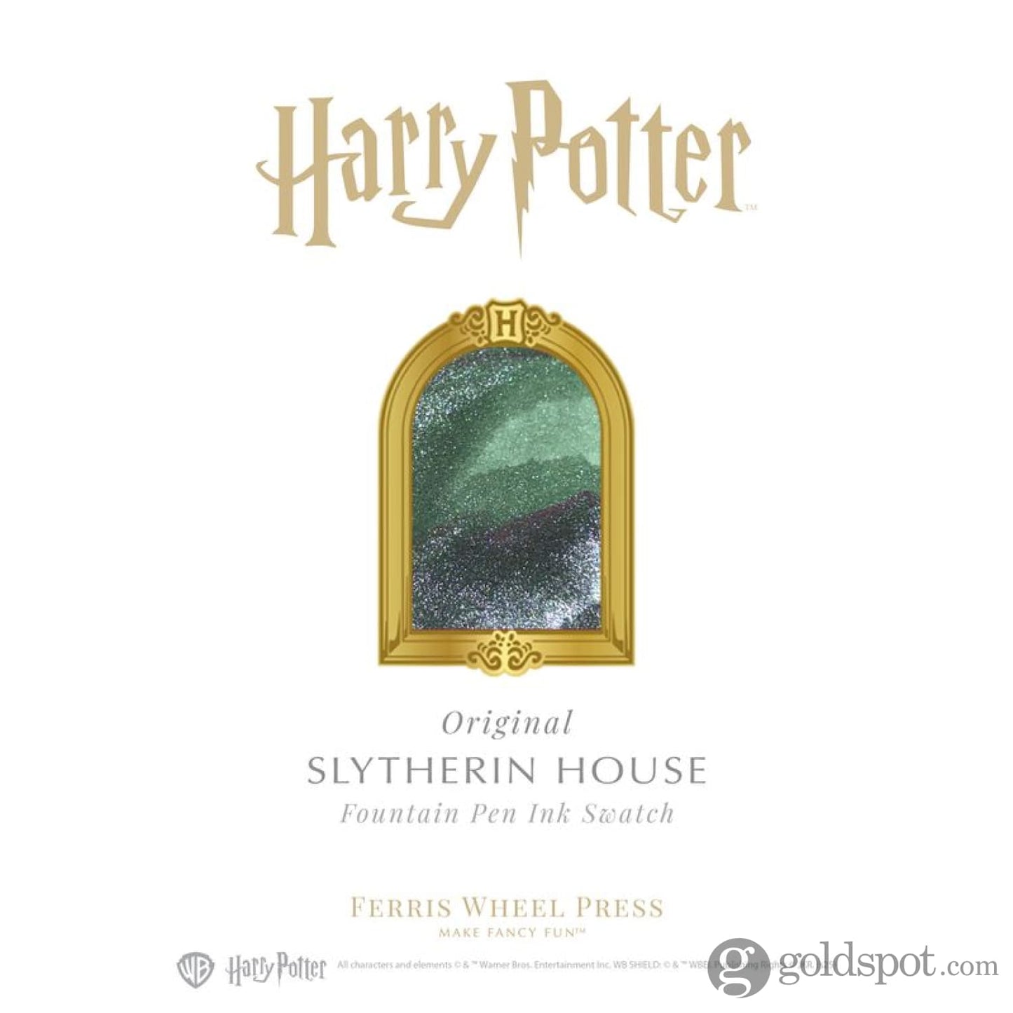 Ferris Wheel Press x Harry Potter Bottled Ink in Slytherin - 38 mL Bottled Ink