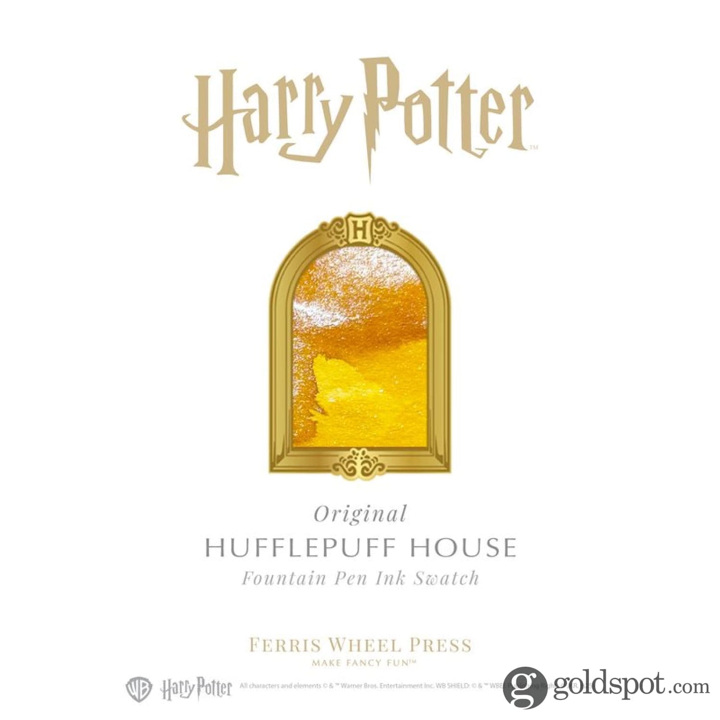Ferris Wheel Press x Harry Potter Bottled Ink in Hufflepuff - 38 mL Bottled Ink