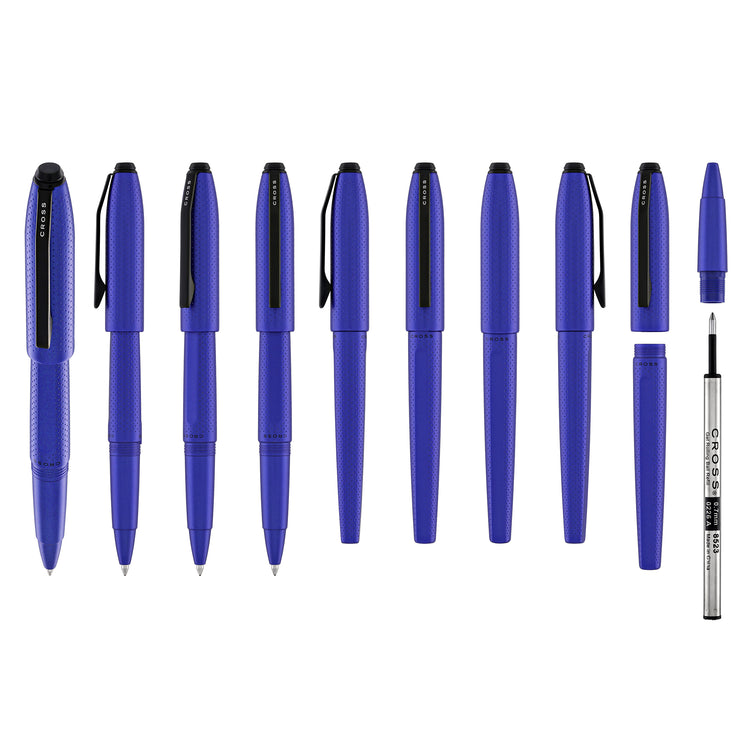 Cross Prism Rollerball Pen in Deep Sea Blue Resin