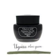 Taccia Bottled Ink in Uguisu Olive Green - 40 mL
