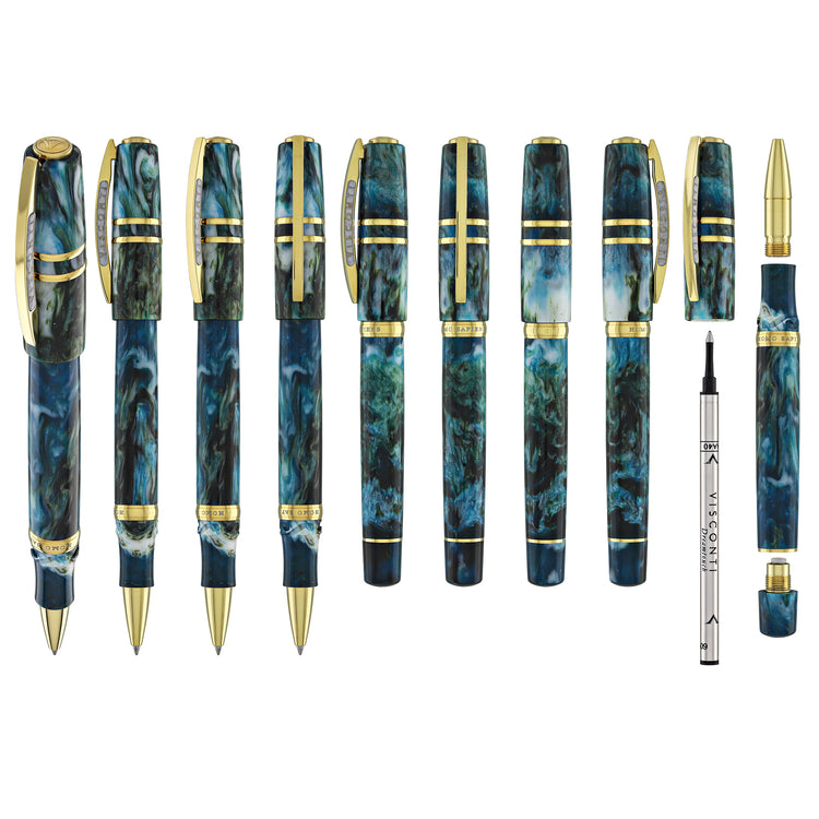 Visconti Homo Sapiens Nebula Rollerball Pen in Eagle Limited Edition