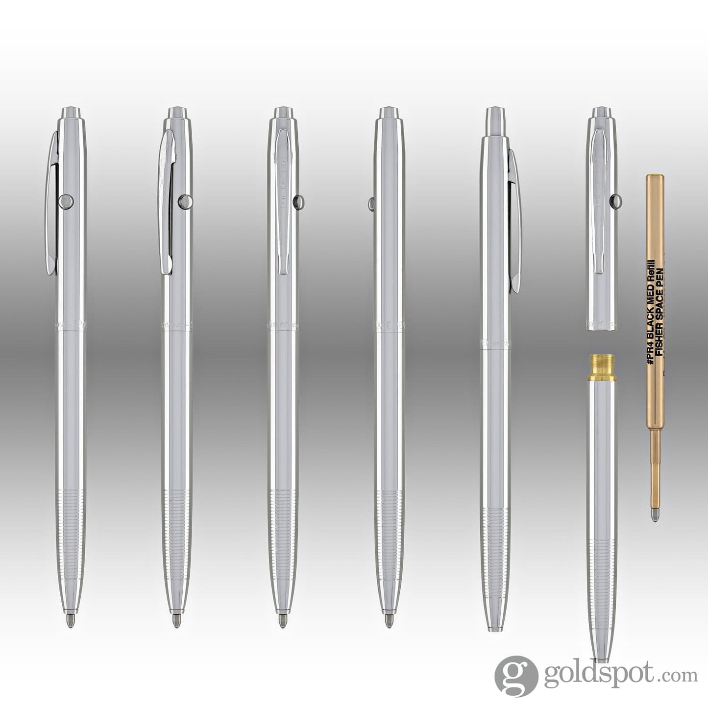 Fisher Space Pen Shuttle Ballpoint Pen in Chrome Ballpoint Pen