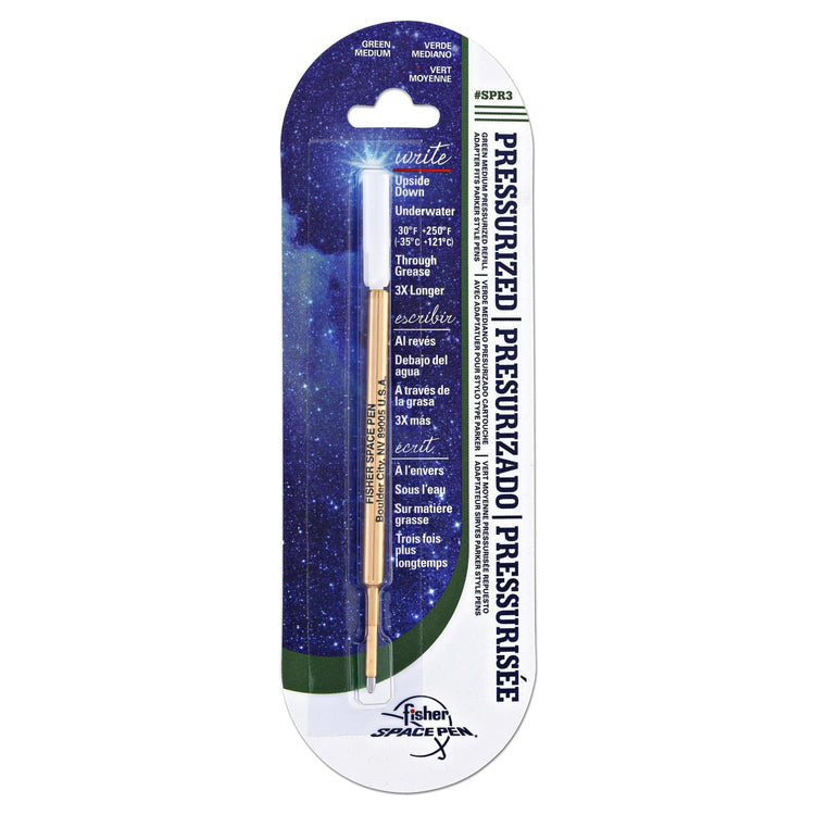 Fisher Space Ballpoint Pen Refill in Green Ballpoint Pen Refills