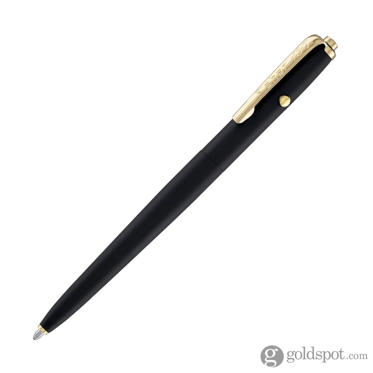 Fisher Space Pen AG7 Ballpoint Pen in Graphite Black Cerakote® with Gold Clip Ballpoint Pens