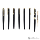 Fisher Space Pen AG7 Ballpoint Pen in Graphite Black Cerakote® with Gold Clip Ballpoint Pens