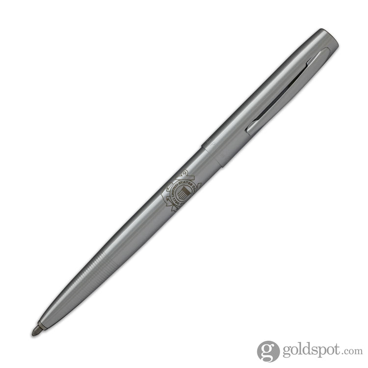 Fisher Space Pen Ballpoint Pen with Coast Guard Insignia Chrome Plated Ballpoint Pen
