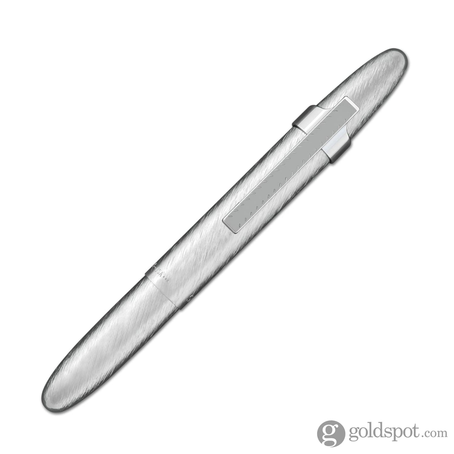 Fisher Space Pen Bullet Ballpoint Pen with Clip in Brushed Chrome Ballpoint Pen